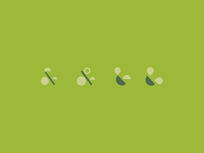 Ampersands ampersand branding design focus lab green shapes type typography