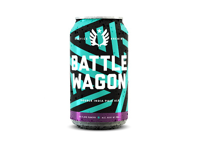Battlewagon Dazzle beer camo can dazzle dipa focus lab lines pattern service brewing