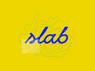 Slab branding celebration drawing focus lab logotype pencil script slab typography