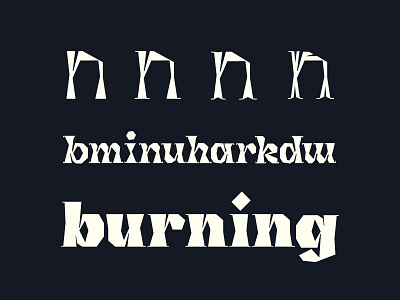 Bminuharkdw contrast design font letters serif type type design typography