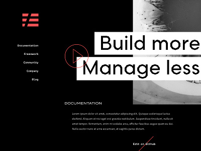 Build More branding color design focus lab layout mark photography type typography