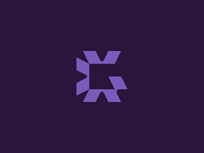Galvanize branding color design focus lab g logo mark monogram purple