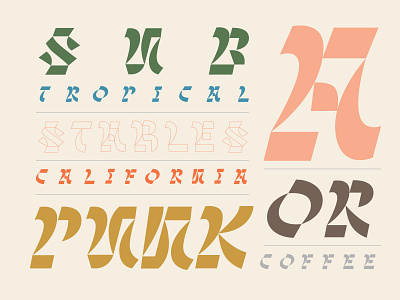 Sub Punk color design experimental focus lab lettering letters type typography
