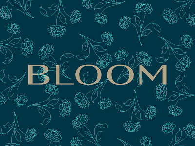 Bloom branding color design flowers focus lab lettering letters logotype type typography