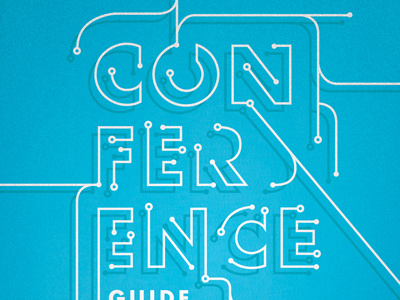 Conference Guide design typography