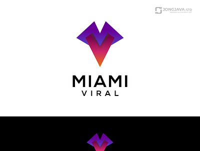 Miamiviral logo app branding design icon illustration logo ui vector