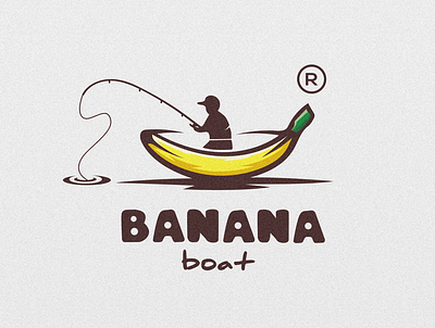 Banana boat logo app banana boatlogo branding design icon illustration logo logoawesome logogreat vector