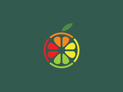 Fruit and Love Logo Concept