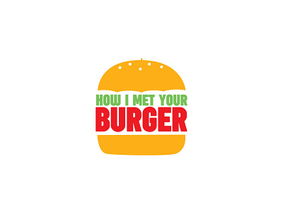 Burger + Umbrella Logo Concept