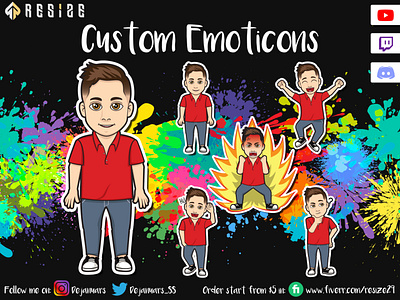 Mathemos Emoticon Concept🎨 (SOLD) cartoon chibi customemoji emoji emotes emoticon gamer gaming illustration illustrator logo mascot metaverse nft opensea sticker streamer twitch twitchemotes youtuber