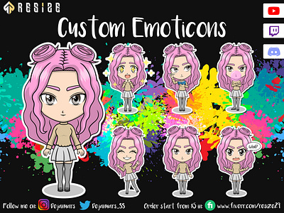 1st Characters Tippytovi Emoticon Concept🎨 (SOLD) cartoon chibi customemoji discord emoji emotes emoticon gamer illustration illustrator logo mascot metaverse nft opensea sticker streamer twitch twitchemotes youtuber