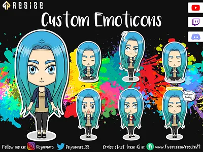 2nd Characters Tippytovi Emoticon Concept🎨 (SOLD) cartoon chibi customemoji discord emoji emotes emoticon gamer illustration illustrator logo mascot metaverse nft opensea sticker streamer twitch twitchemotes youtuber