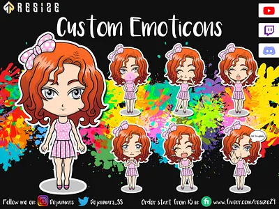 4th Characters Tippytovi Emoticon Concept🎨 (SOLD) cartoon chibi customemoji discord emoji emotes emoticon gamer illustration illustrator logo mascot metaverse nft opensea sticker streamer twitch twitchemotes youtuber