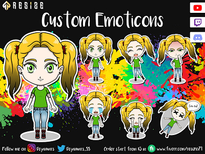 5th Characters Tippytovi Emoticon Concept🎨 (SOLD)