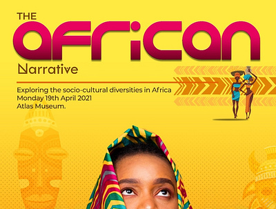 The African Narrative animation app branding graphic design illustrator vector