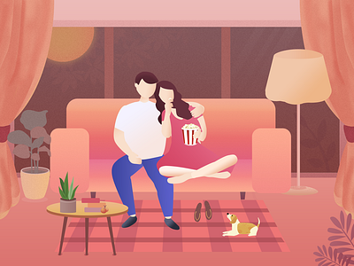 Lovers illustration