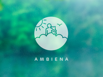 Ambiena logo design variation