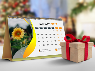 2021 Desk calendar design by Muhsin Ahmad on Dribbble