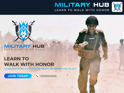 Military Hub logo presentation bran brand design brand guideline branding branding design cardboard color favicon goldenratio gradient guidelines logo logo design logo design branding logo design concept logo designs logodesign