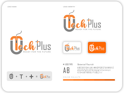 Logo Design of "Tech Plus" Company