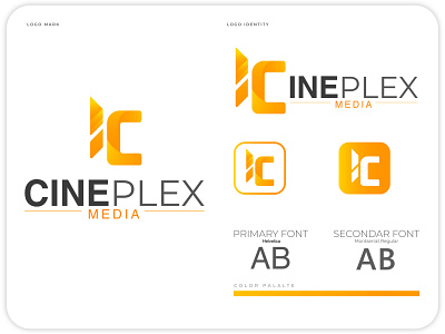 Logo Design For "CINEPLEX Media" Company. brand branding cinema logo design graphic design illustration inspiration logo logo idea media logo minimalist logo news brand news logo vector video editing logo