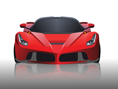 Ferrari Car vector art car design car vector concept design a car graphic design illustration tuned vector art vector illstration