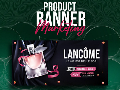 Professional Web Banner or google ads Design for perfume product banner banner design design facebook post graphic design illustration