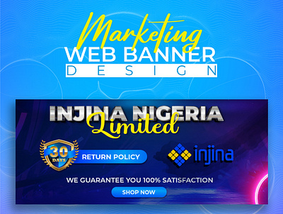 Professional Marketing web banner or google display ads Design banner design google display ads graphic design injina nigeria social media post web banner