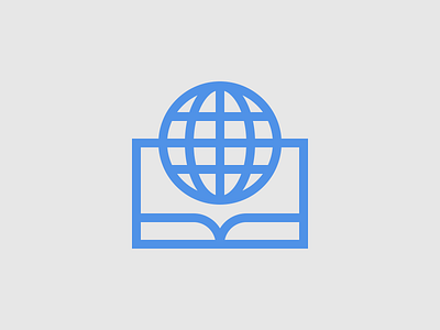 Globe Logo book edition globe logo mark mid century newspaper paper text universal world