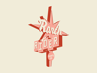 Ranch Rider Spirits Motel Signage design graphic graphic design handlettering ill illustration lettering screenprint t-shirt type typography