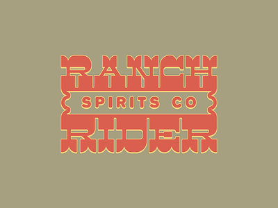 Ranch Rider Spirits Saloon Door design graphic design handlettering illustration lettering screenprint type typography western