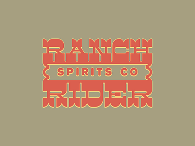 Ranch Rider Spirits Saloon Door design graphic design handlettering illustration lettering screenprint type typography western