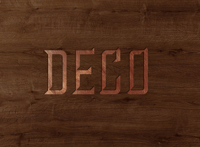 DECO Logo apartment branding denver design graphic design handlettering lettering logo logo design type typography