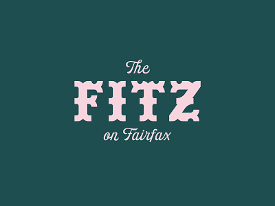 The Fitz branding graphic design handlettering illustration lettering logo design stationery typography