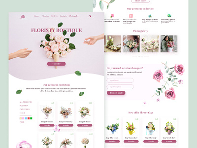 Florist Landing page