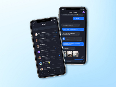 Chat design chat design list block mobile ui ux