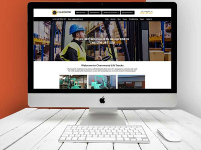Website Design for Charnwood Lift Trucks web design web designer website design