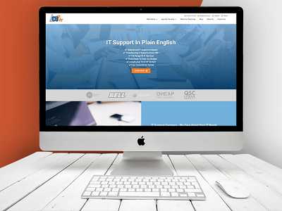Website Design for ICU IT. web design web designer website design