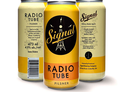 Radio Tube Pilsner Cans