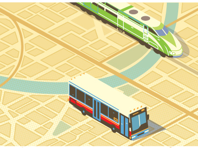 Transport bus energy map rail speed transport urban