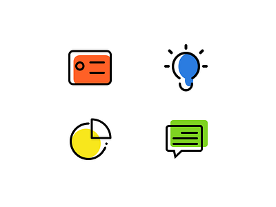 Color flat icon illustration logo