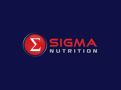 Logo Design for Sigma Nutrition brand logo fitness logo icon logo logo design logo for health web logo