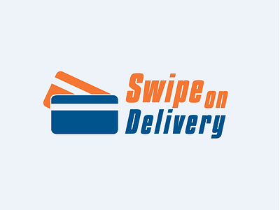 Swipe on Delivery brand identity icon logo logo design