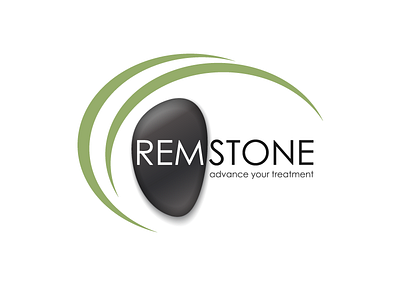 RemStone Therapy brand logo fitness logo icon logo logo design logo for health web logo