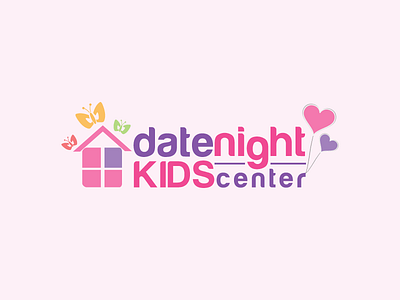 DateNight Kids Center brand identity icon logo logo design