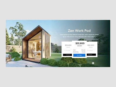 WorkPod - Interactive purchases checkout 3d animation motion graphics ui