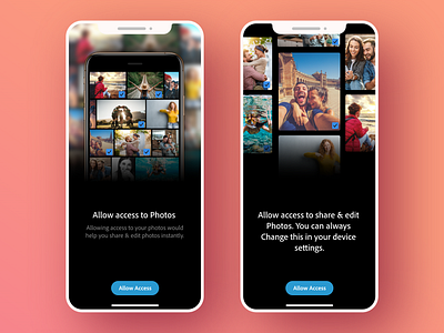 Allowing Photo Acces_iOS 14 interaction design ios permissions ui ux