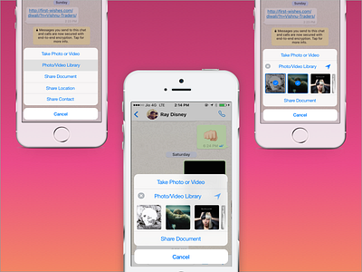 New Insert Photos-for whatsapp interaction interaction design ui ux whatsaoo