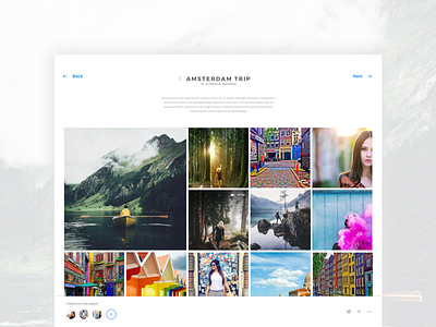 PIX- Photo Album desktop app interaction design memories people photo album ui ux