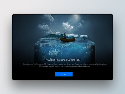 Photoshop Subsription Page / InApp Purchase design interaction design photoshop ux